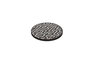 Hermia PLT0232 Salvamanteles de Madera (6 Piezas) 9 cm de Diámetro, Elegantes y Naturales para tu Mesa